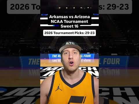 Video: Arkansas vs Arizona Prediction, Odds, & Over/Under Picks (March 26)
