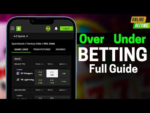 Video: What Is Over/Under Betting? Totals Betting Explained