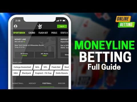 Video: What Is the Moneyline In Sports Betting? Moneyline Betting Explained