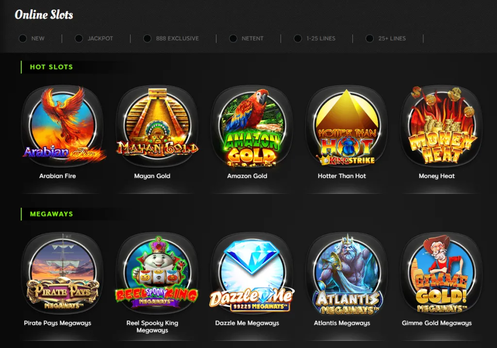 888 Casino Slots