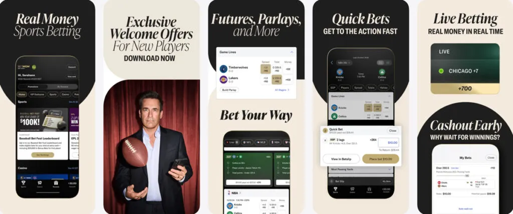 BetMGM Sportsbook mobile app for iPhone