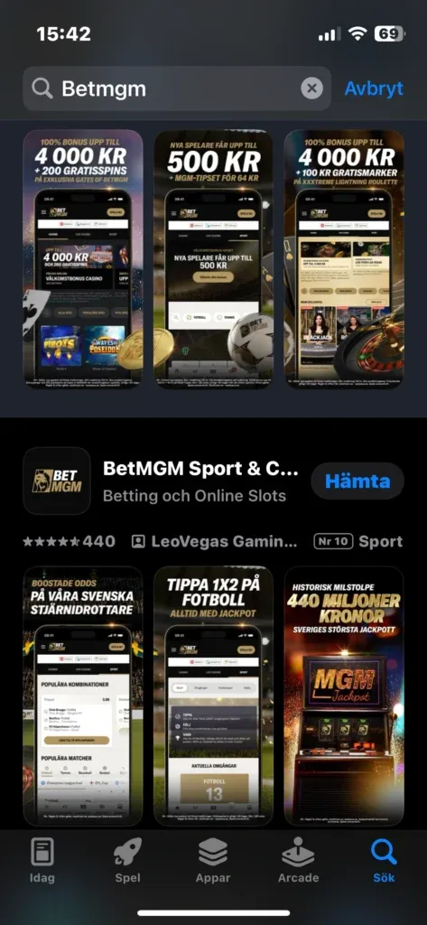 BetMGM App Appstore