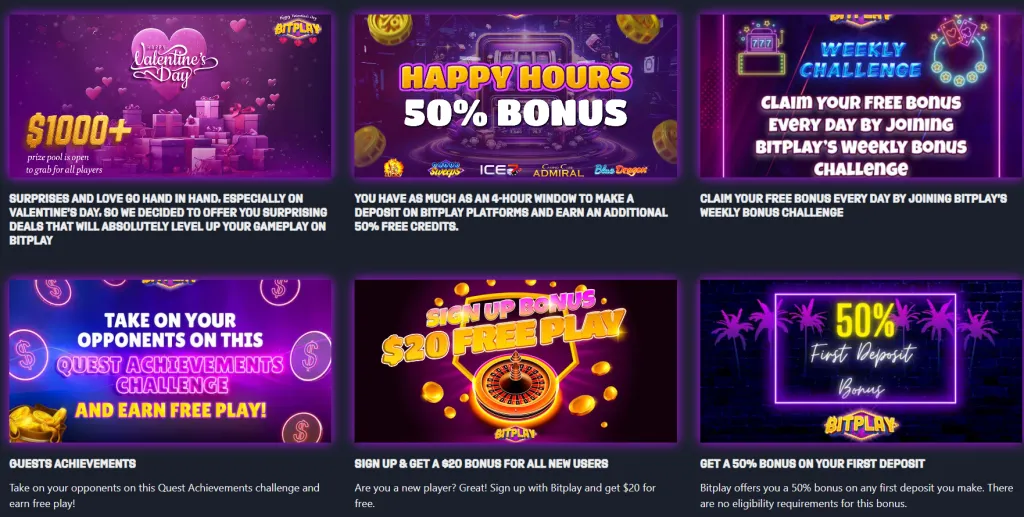 BitPlay Bonuses and Promotions
