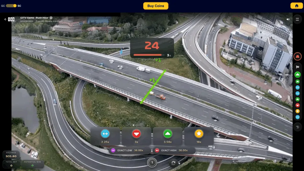 CCTV Rush Hour Game on Big Shot Games Casino