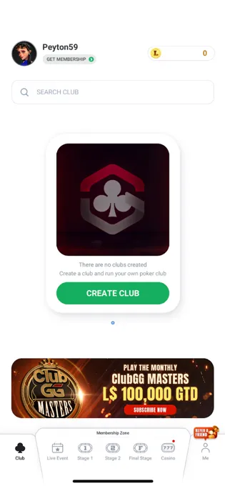 ClubGG Poker User Experience