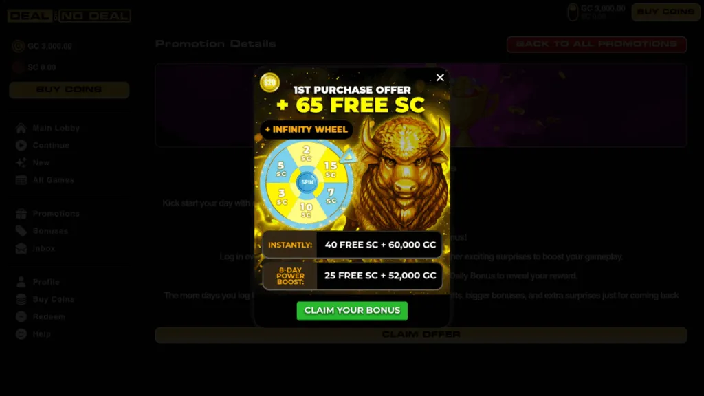 Deal or No Deal Win Casino