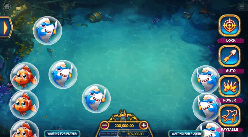 Bubble Shooter fish game on DimeSweeps
