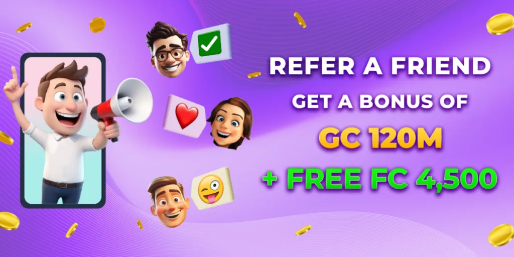 Fortune Coins Referral Bonus Offer