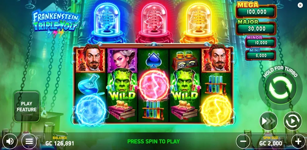 Frankenstein Triple Volt slot