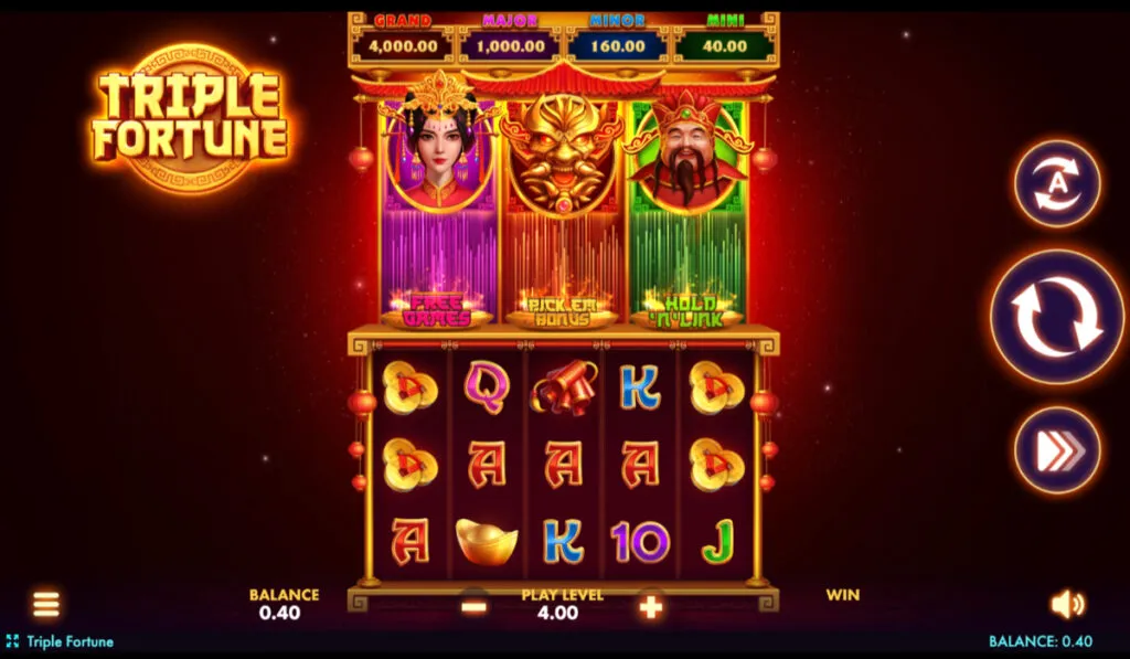 Screenshot of the Jackpot section in Funrize Casino