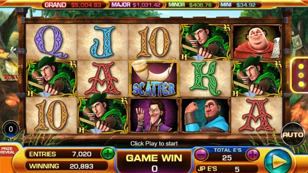 Golden Dragon slot game being played on the PlayGD Mobi website