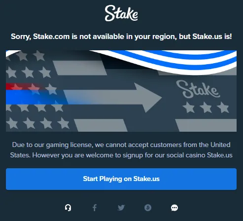Is Stake.com Legal in the USA?