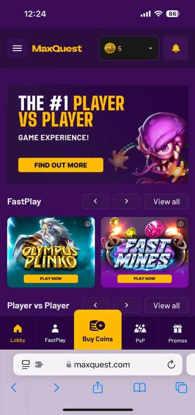 MaxQuest Mobile App