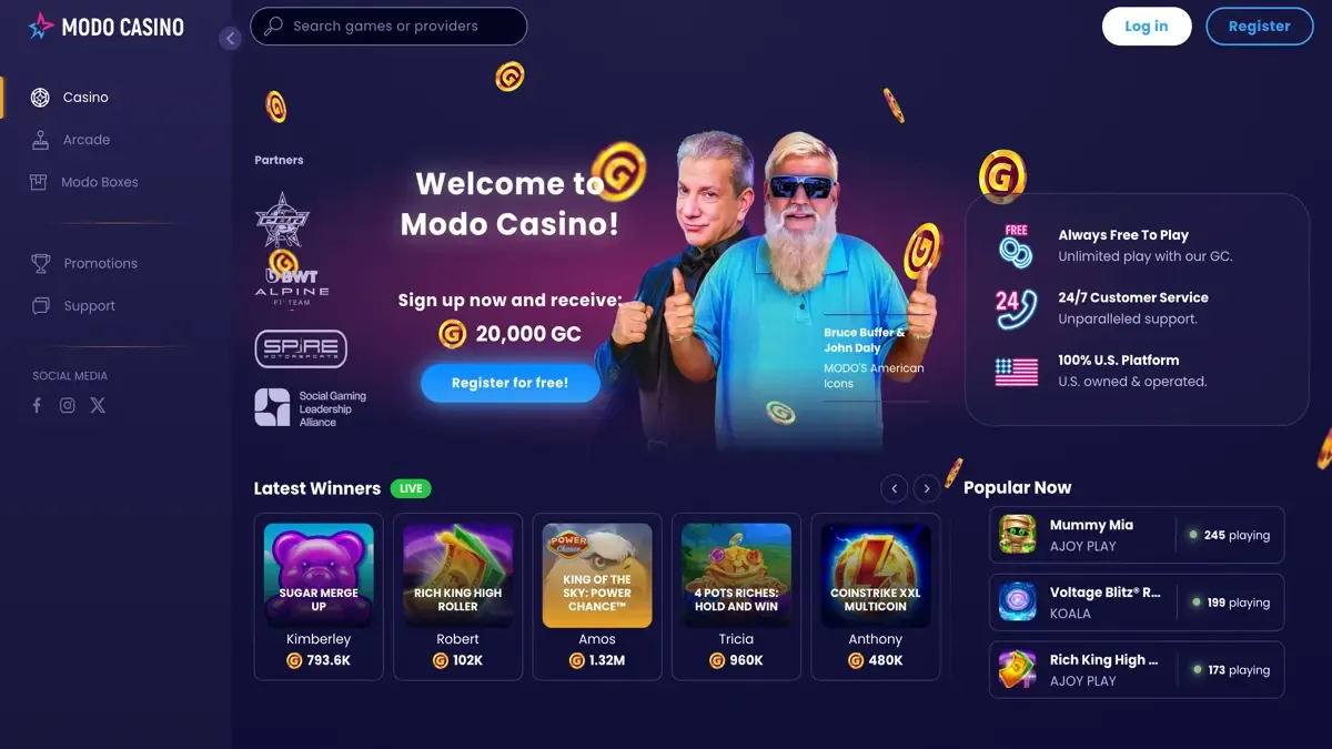 Modo Social Casino