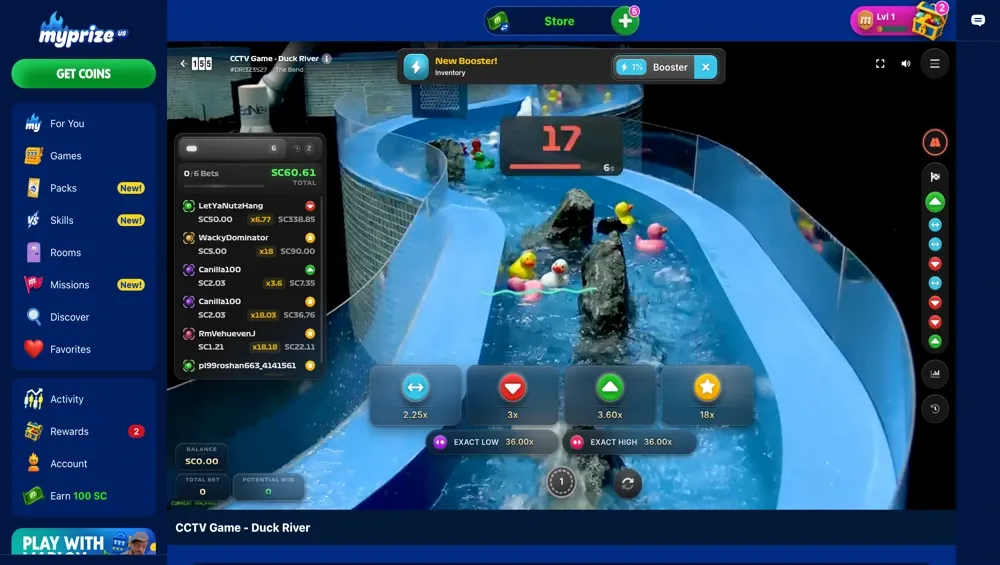 MyPrize Casino CCTV Games