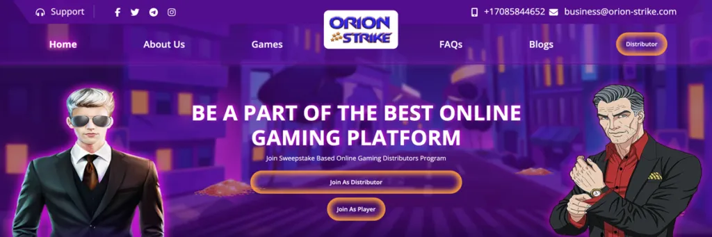 Orion Strike 777 Sweepstakes Casino Review – July 2026