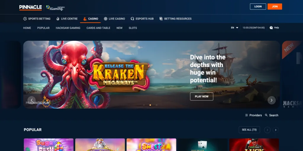 Pinnacle Casino Games