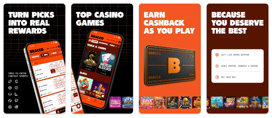 PlayBracco Mobile App and App Screenshots