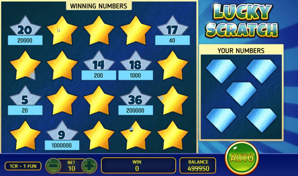 SkillMachine.net Scratch Card Games