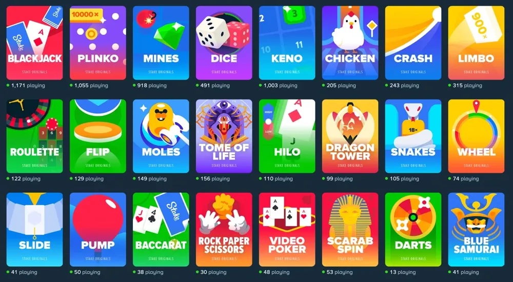 Stake Original Games