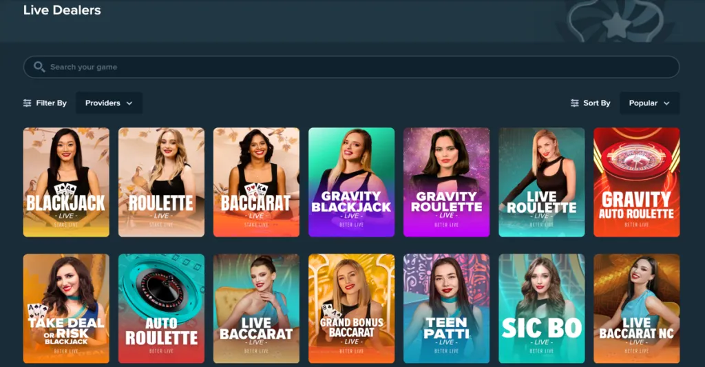 Stake.us Live Casino | Blackjack, Roulette, & Other Live Dealer Games!