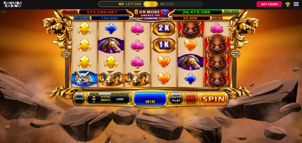 Chumba's Stampede Fury 2 Slot