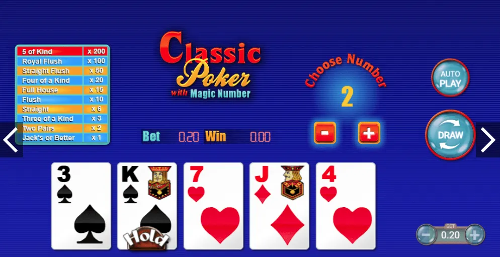 Tiger Is Home Video Poker