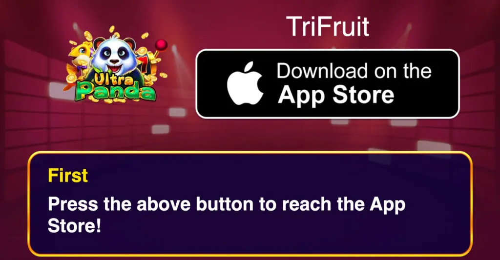 Ultra Panda download page for installing the app on a mobile device