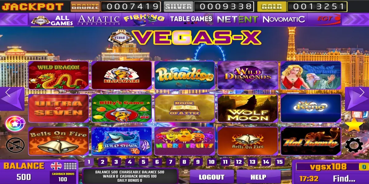 Vegas X Mobile App