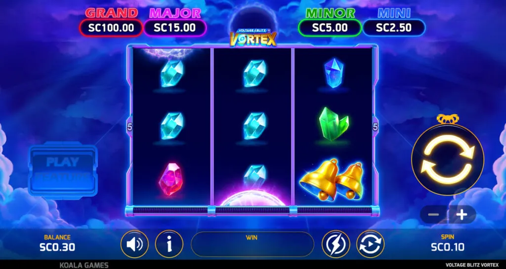 Voltage Blitz Vortex Slot