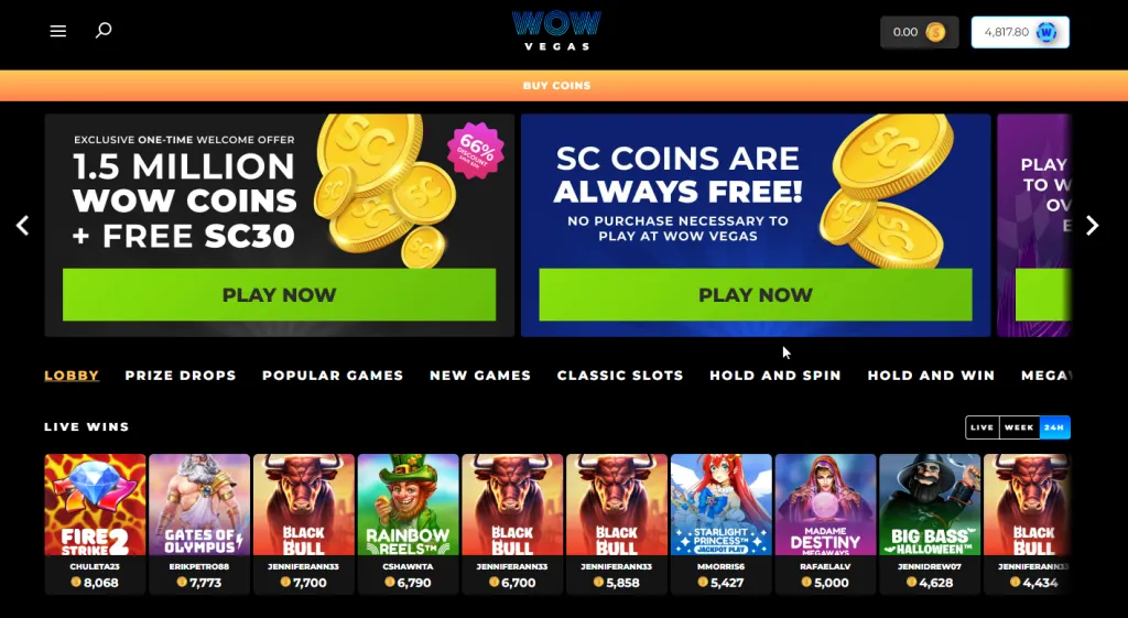WOW Vegas Casino