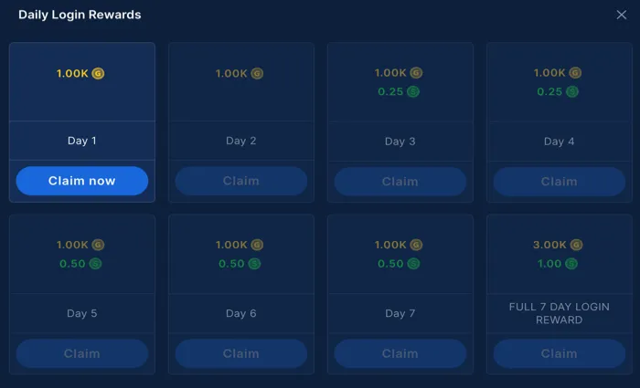 Zoot Daily Login Rewards