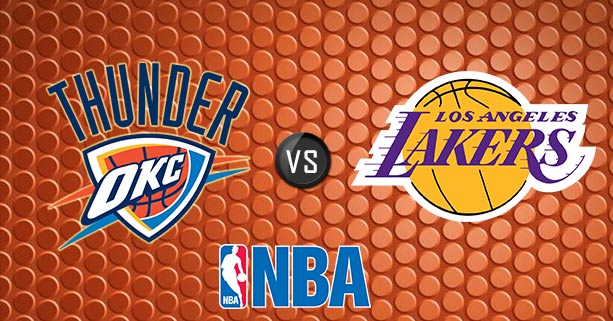 Oklahoma City Thunder vs. Los Angeles Lakers