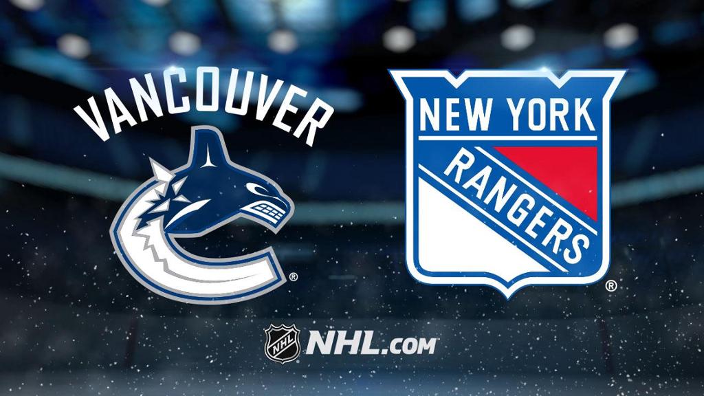 New York Rangers vs. Vancouver Canucks