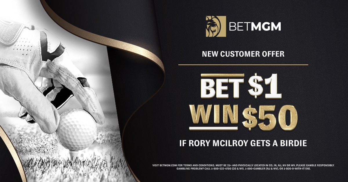 BetMGM Offering Rory McIlroy Free Bet Promotion & New Welcome Bonus Offer
