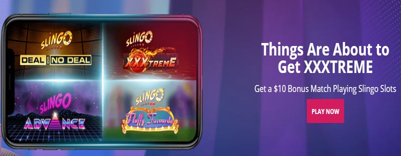Slingo Freeplay Match + Deposit Bonus Offer from Borgata Online Casino