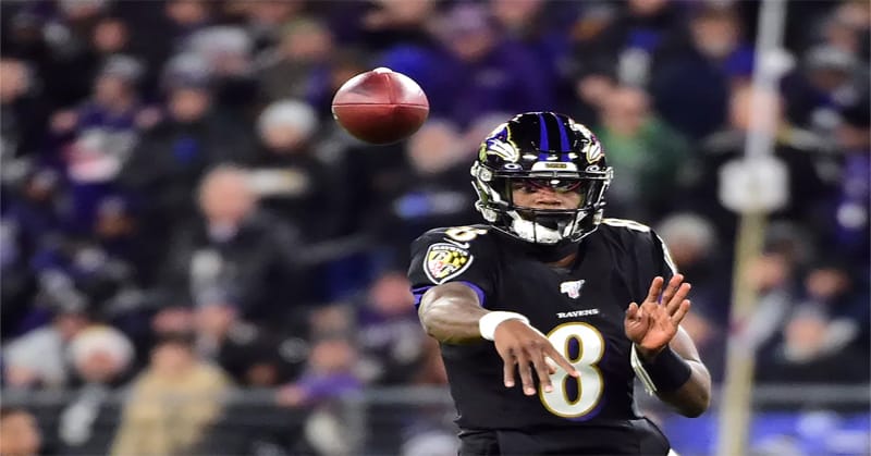 DraftKings Sportsbook Cowboys vs. Ravens Offer – Double Your Money When Lamar Jackson Completes a Pass