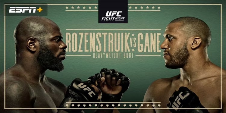 UFC on ESPN+ 44 Rozenstruik vs. Gane Betting Odds, Picks, & Preview