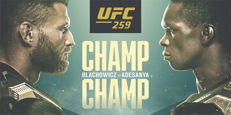 UFC 259 Adesanya vs. Blachowicz Betting Odds, Picks, & Preview
