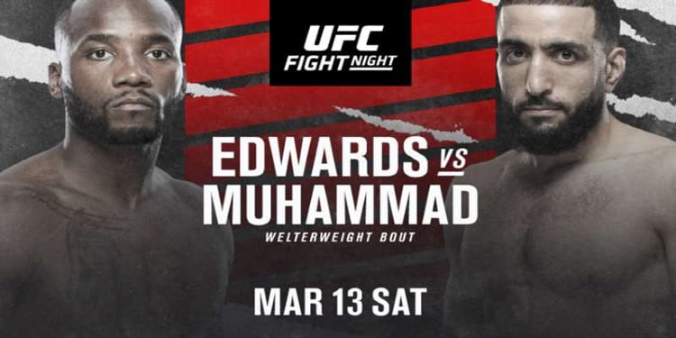 UFC on ESPN+ 45 Edwards vs. Muhammad Betting Odds, Picks, & Preview