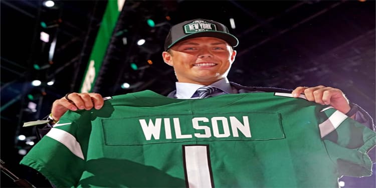 New York Jets QB Zach Wilson Passing Yards Over/Under Betting Prop Odds