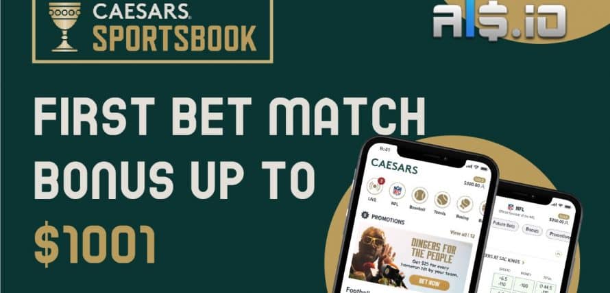 caesars sportsbook first bet match on TNF