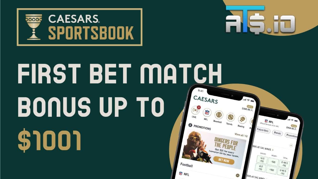 Caesars Sportsbook promo code: Get $1,000 in bonuses for TNF