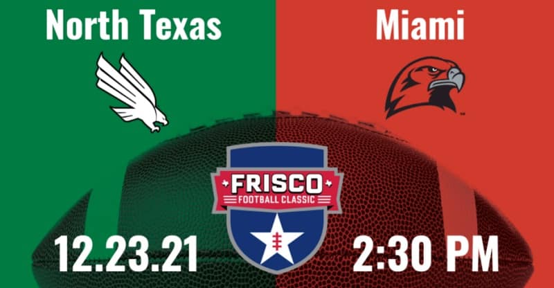 North Texas vs Miami (OH) Frisco Football Classic