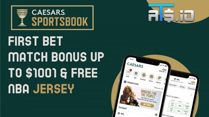 Caesars Sportsbook Promo Code Free NBA Jersey & Thursday Night Football