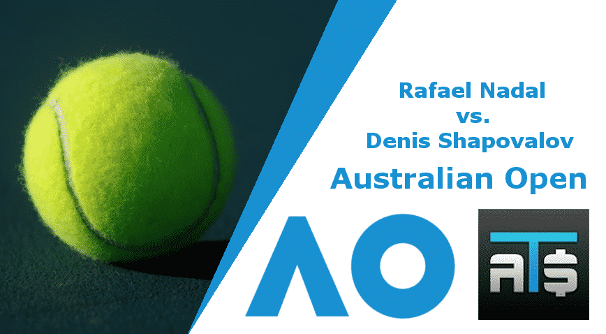 Rafael Nadal vs Denis Shapovalov Australian Open Pick 1/24/22