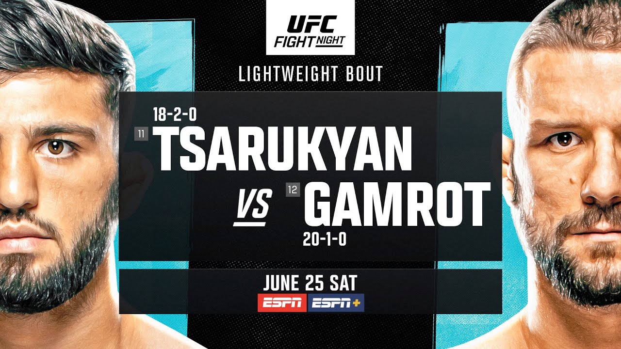 Tsarukyan vs Gamrot