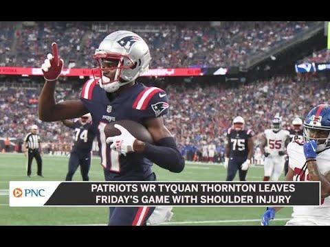 Patriots rookie WR Tyquan Thornton could miss eight weeks with