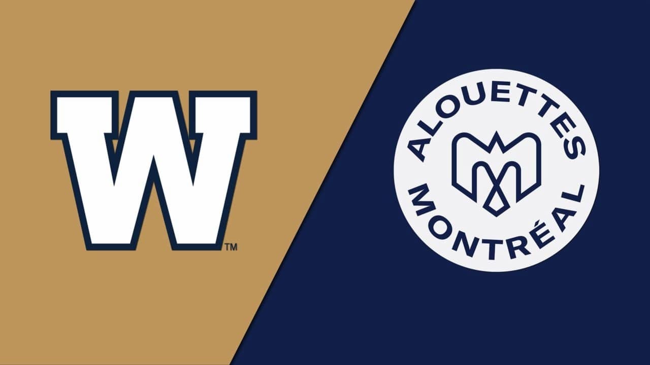 Winnipeg Blue Bombers vs Montreal Alouettes