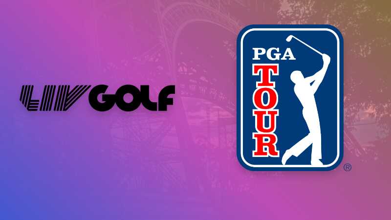 Left: LIV Golf, Right: PGA Tour, tags: pat perez - CC